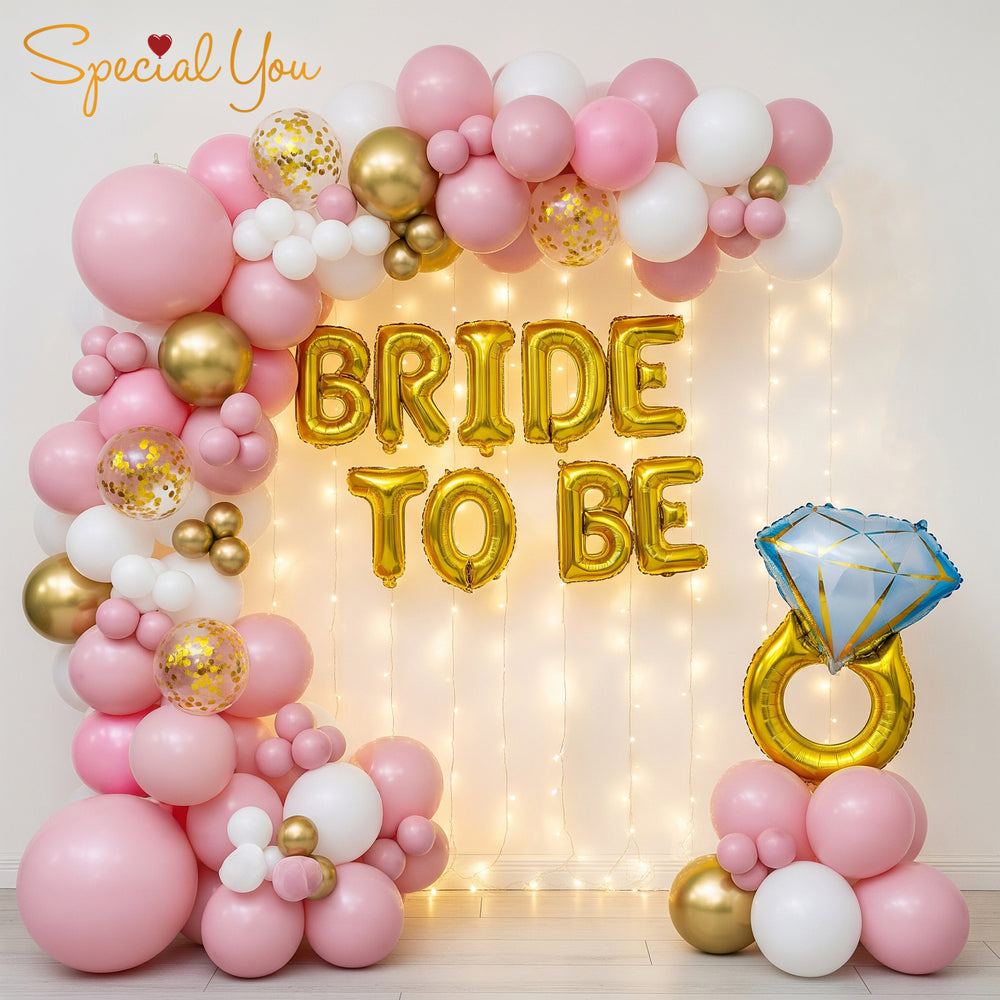 Bride to Be Bridal Shower Decoration Theme Set Includes Fairy Lights