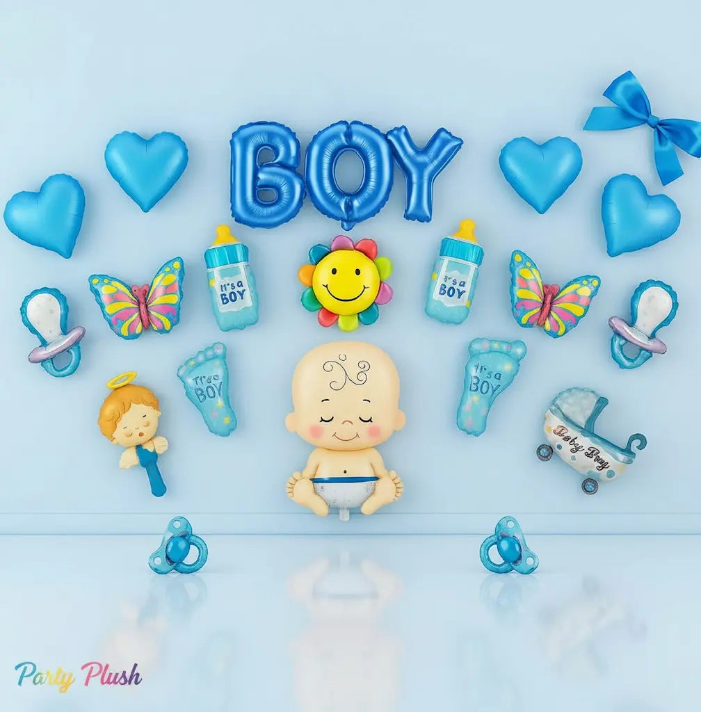 Its a Boy 17 Pcs Theme Set For Baby Shower Decoration