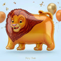 Lion Foil Balloon – Jungle King Animal Party Balloon | Party Plush