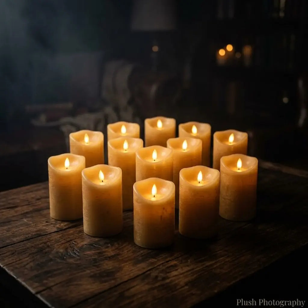 12 Pcs Flameless Candle Lights for Decoration and Celebration