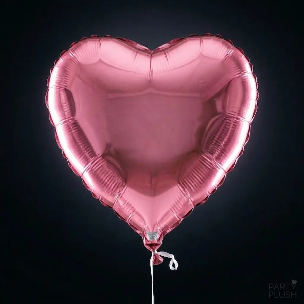 "Baby Girl Balloon Set of 5 – Heart, Pram & Polka Dot Carriage Foil Balloons | Baby Shower & Welcome Baby Girl Party Decoration"