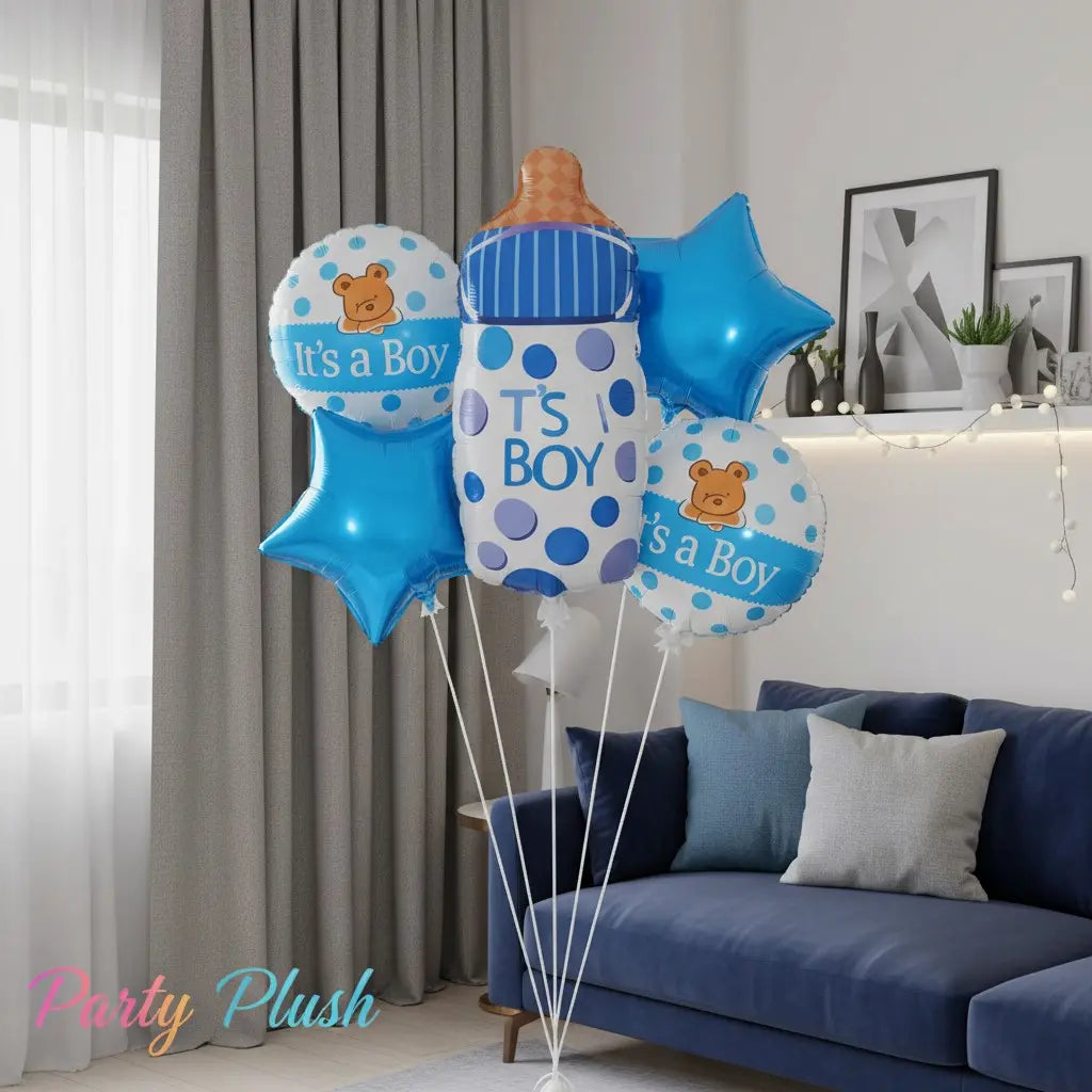 Its a Boy 5 Pcs Decoration Theme Set For Baby Shower Decoration