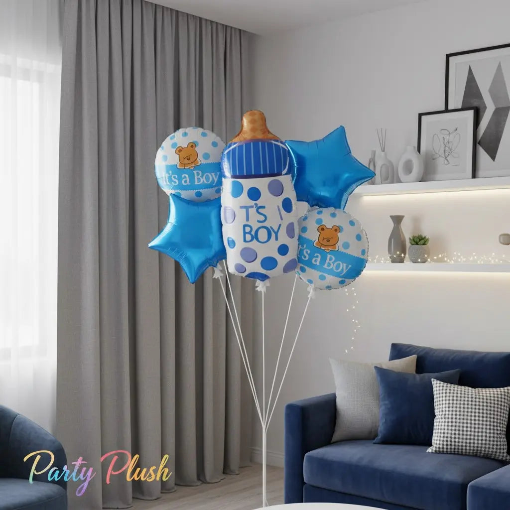 Its a Boy 5 Pcs Decoration Theme Set For Baby Shower Decoration