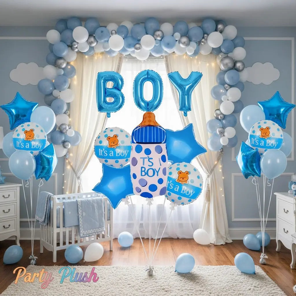 Its a Boy 5 Pcs Decoration Theme Set For Baby Shower Decoration
