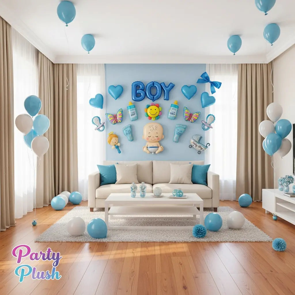 Its a Boy 17 Pcs Theme Set For Baby Shower Decoration