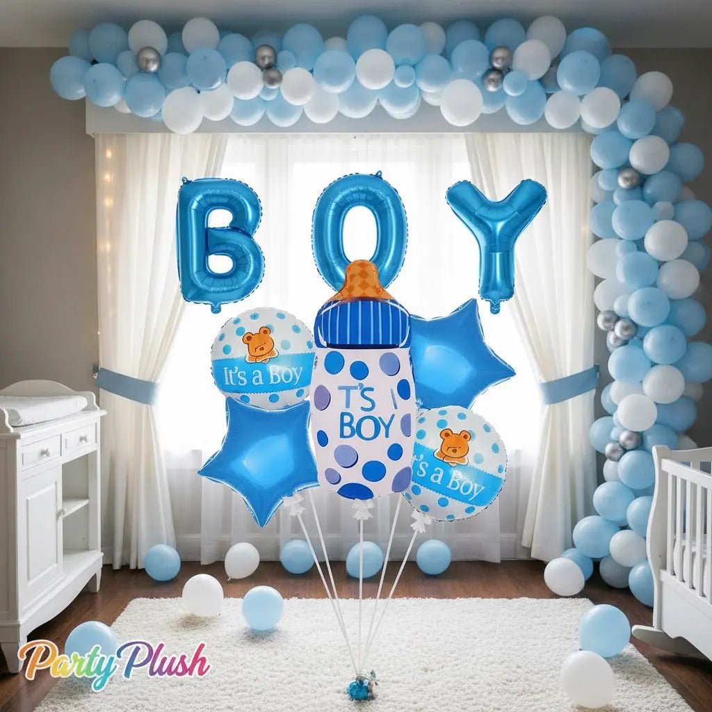 Its a Boy 5 Pcs Decoration Theme Set For Baby Shower Decoration