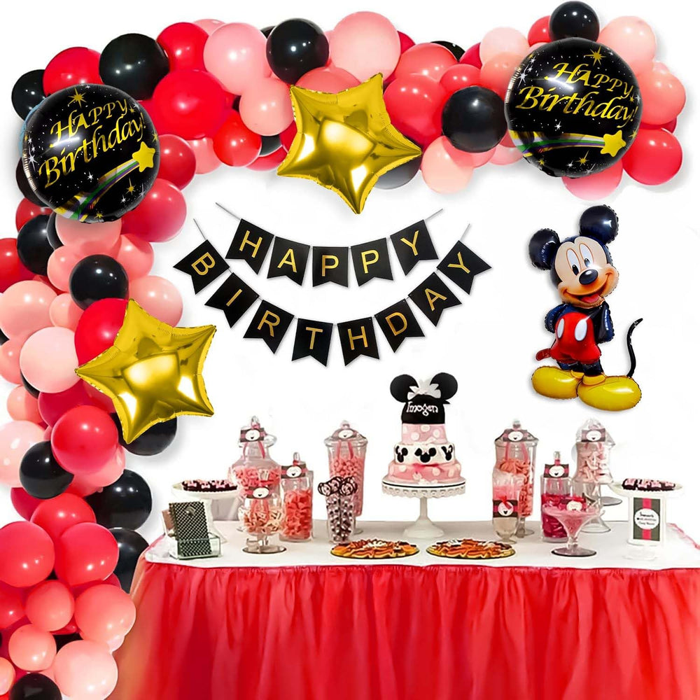 Mickey Mouse Happy Birthday Decoration Theme Set For Kids Birthday Decoration
