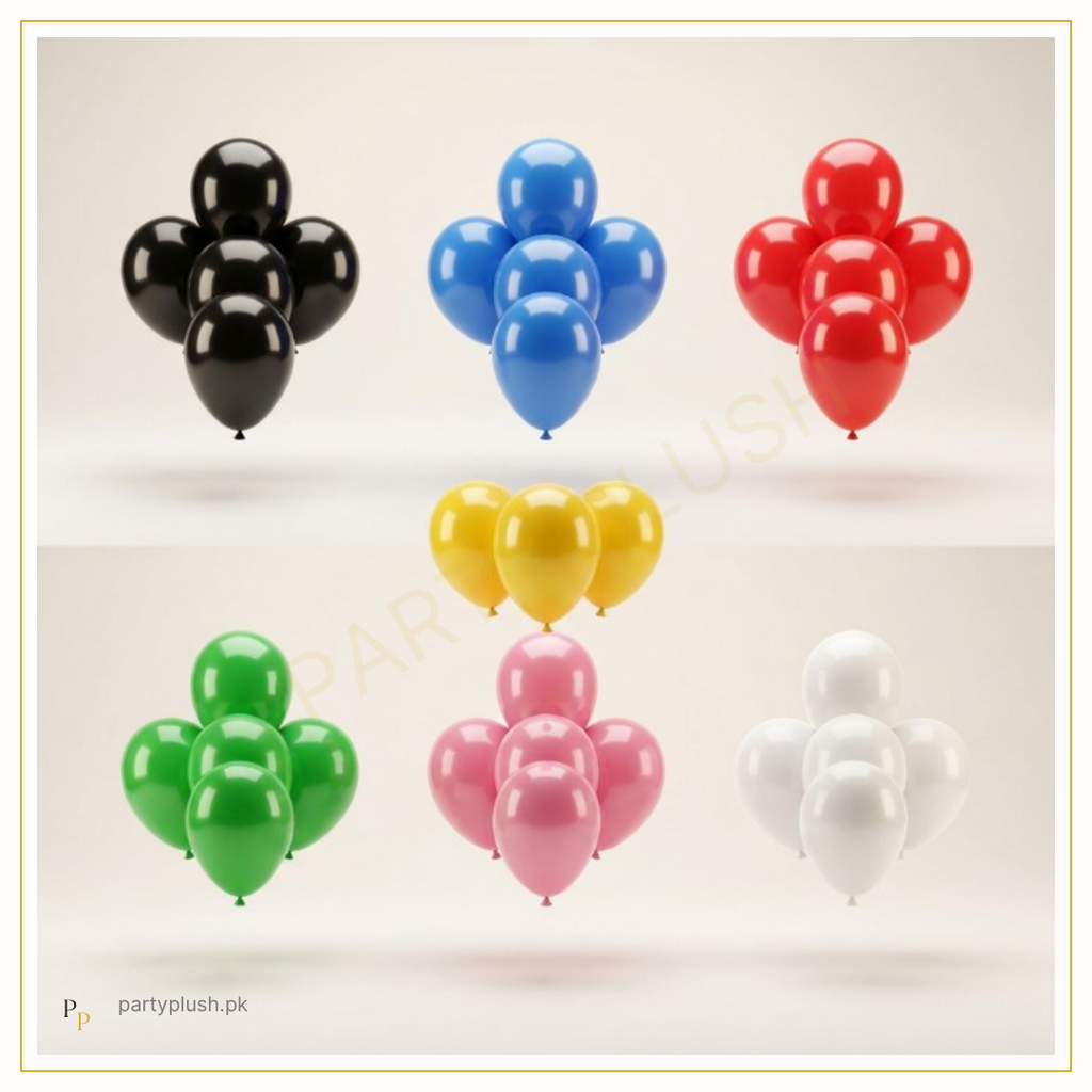 Premium colorful latex balloons for birthday party and event decoration