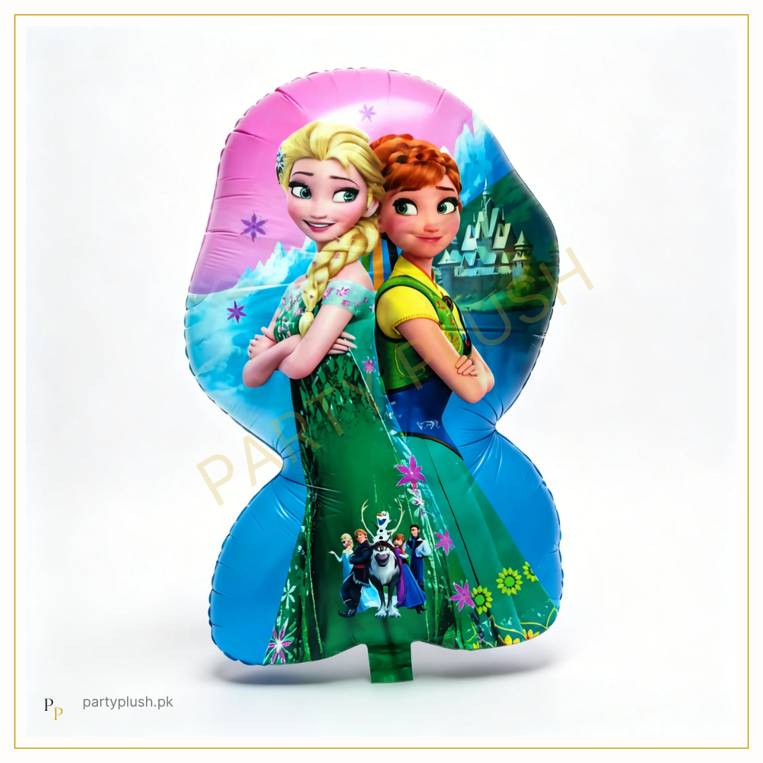 Frozen princess foil balloon for girls birthday party decoration