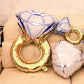 💍 Extra Large Ring Foil Balloon – Perfect for Engagement &amp; Bride-to-Be Decoration 🎉