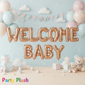 Welcome Baby Foil Balloon Set for Baby Shower & Newborn Celebration | Party Plush