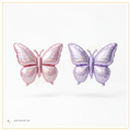 Extra large colorful butterfly foil balloon for butterfly theme birthday decoration